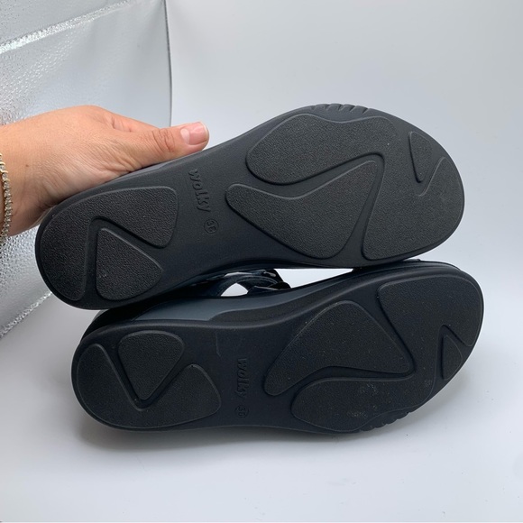 NWOB Wolky Women's Desh Sandal blue leather sandals comfort size 38 US 7.5 1083 - Picture 9 of 11
